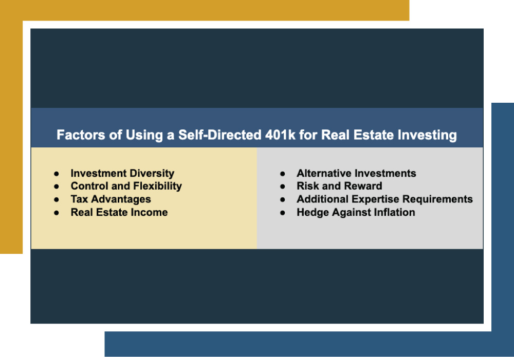 Using a self-directed 401(k) for real estate investing could be a great way to diversify your portfolio and increase savings. Learn more.